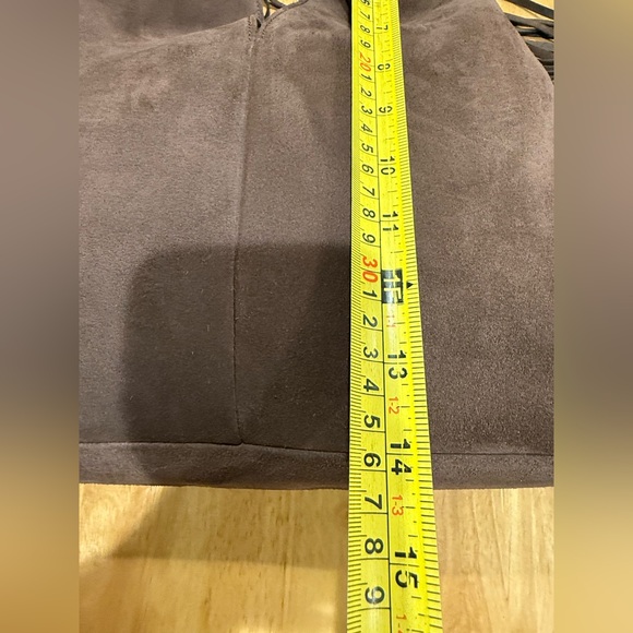 NWT Divina Firenze Genuine Leather Brown Suede Fringe Shoulder Bag - Picture 9 of 15